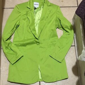 Nique Vibrant Lime Blazer